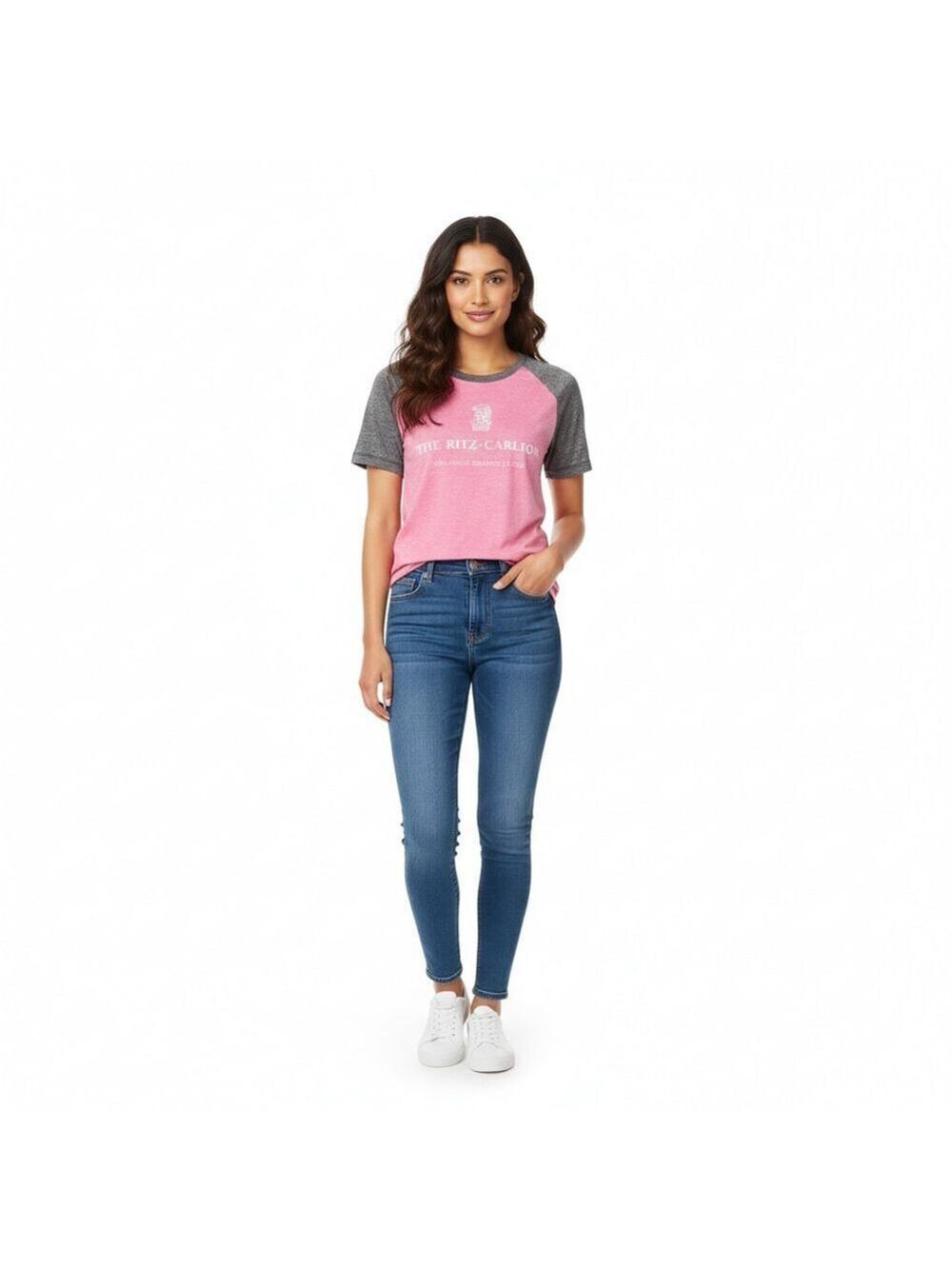 Ritz Carlton Orlando Grande Lakes Pink Performance Fitness Tee Women's Large